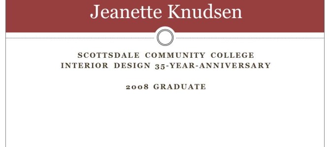 Interior Design Program at Scottsdale Community Celebrates 35 Years