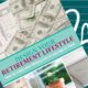 Book cover for Design Your Retirement Lifestyle, How to make you Money Las as you Age in Place with hearts in background